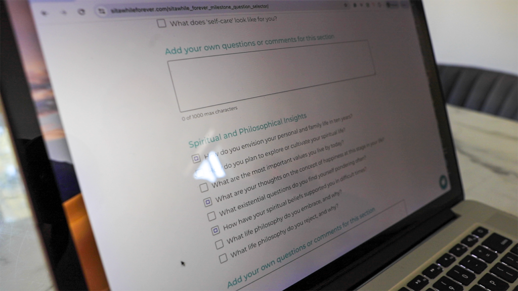 Selecting questions form our question selector